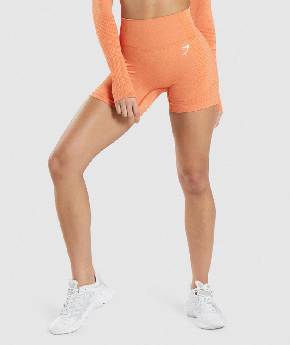 Gymshark Vital Seamless 2.0 Ženske Kratke Hlače Boje Marelice Narančaste | HR 3929HAP